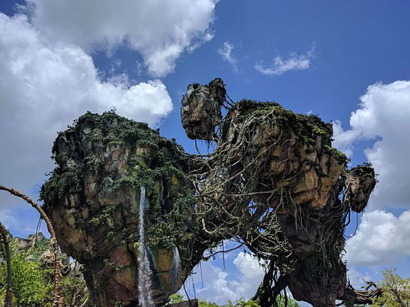 Floating Mountain in the Valley of Mo'ara World of Avatar